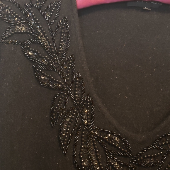 Nordstrom lambswool/angora V-neck - L - Picture 5 of 6